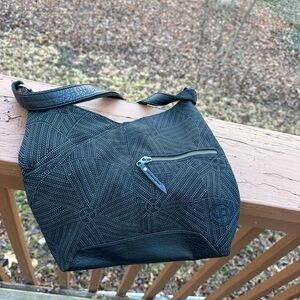 Pistil black fabric purse